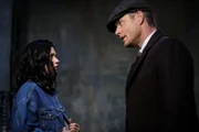 L-R: Lydia Crawford (Meganne Young), Dean/Michael (Jensen Ackles)