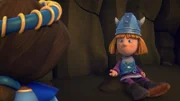"Wickie und die starken Männer 3D", "Prinzessin Badoura." Die Wikinger stoßen in der Wüste auf ein Mädchen, das auf der Flucht vor Banditen ist.