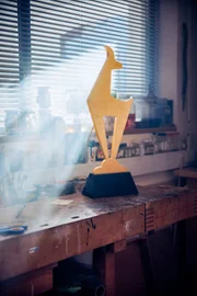 Für diese Trophäe stürzen sich die Profis die Streif hinunter: die Gams.
