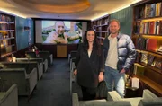 Tobias Kämmerer mit Laura Zarantonello im Casino-Kino.