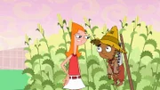 PHINEAS AND FERB - "Wizard of Odd". In order to paint their house quickly, Phineas and Ferb build a contraption that spins it around, causing Candace to become so dizzy, she collapses. She soon finds herself in the magical land of Odd where their friends Isabella, Dr. Doofenshmirtz, Jeremy, Buford and Baljeet are remarkably like the characters in L. Frank Baum's book "The Wizard of Oz." CANDACE, BALJEET