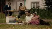 Vorne: Winnie Mandela (Terry Pheto) und Nelson Mandela (Laurence Fishburne)