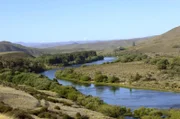Steppen, schneebedeckte Gipfel und tiefblaue Seen haben schon Generationen von Abenteurern nach Patagonien gelockt – auch den britischen Kunstexperten Bruce Chatwin, der 1974 sein altes Leben hinter sich ließ, um diese Landschaft zu Fuß zu durchqueren.