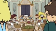 L-R: Rita, Lynn, Luna, Lincoln, Luan, Lori, Leni, Lynn Loud Sr.