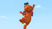 Geschafft - Der kleine Drache Kokosnuss im Höhenflug!