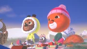 Luzie, Edmund und ihre Freunde veranstalten ein Picknick im Winter!