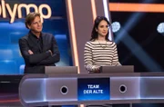Die Kandidat:innen des Teams "Der Alte": Schauspieler Thomas Heinze (l.) und Schauspielerin Stephanie Stumph (r.).