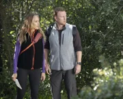 Dr. Teddy Altman (Kim Raver, l.); Owen Hunt (Kevin McKidd, r.)