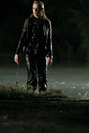 Die Rettungskräfte können Det. Lilly Rush (Kathryn Morris, M.) in letzter Sekunde befreien ...