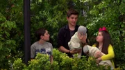L-R: Billy Thunderman (Diego Velazquez), Max Thunderman (Jack Griffo), Nora Thunderman (Addison Riecke)