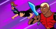 Young Justice (v.li.: Miss Martian, Superboy, Aqualad)