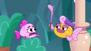 L-R: Penny Piranha, Goldie