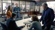 Von links nach rechts: Kommissarin Julia Soraperra (Gerti Drassl), Ernst Rauter (Hubert Kramar), Manfred Schimpf, (Thomas Stipsits), Bibi Fellner (Adele Neuhauser) und Moritz Eisner (Harald Krassnitzer).