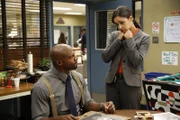 Terry Jeffords (Terry Crews); Amy Santiago (Melissa Fumero)