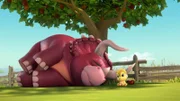 Die kleine Dino-Dame Wanda hat es schwer auf der Dino Ranch. Keiner der anderen Dinos will mit ihr spielen und sie fühlt sich einsam.