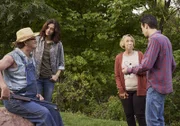 (v.l.n.r.) Tom (Mark McKinney); Lucy (Katie Findlay); Patti (Robin Duke); Josh Greenberg (Jay Baruchel)