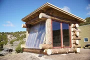 The finished greenhouse at the Garcia Homestead in Fort Garland, Colorado.
