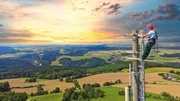 Knochenjobs Bei jedem Wetter Mobilfunkservicetechniker müssen schwindelfrei sein.