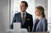 L-R: Dr. Dylan Reinhart (Alan Cumming), Det. Lizzie Needham (Bojana Novakovic)