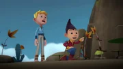 Tashi freut sich über das Feuerkraut, aber Jack entdeckt bereits den Dämon.