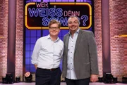 Die Kandidaten: Der Comedian, Kabarettist und ehemaligen Gymnasiallehrer, Johannes Schröder aka. „Herr Schröder“ (li.) und den Webvideoproduzenten und Schulleiter einer Oberschule, Kai Schmidt aka. „Lehrerschmidt“ (re.).