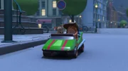 Spritztour mit dem neuen Elektroauto.