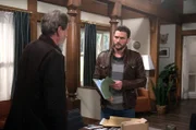 Trotz ihrer Versöhnung bleibt das Thema Amelie, zwischen David (Arne Rudolf, r.) und Gunter (Hermann Toelcke, l.) heikel.