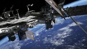 Computeranimation der Internationalen Raumstation ISS: Die komplexeste Maschine, die die Menschheit je gebaut hat.