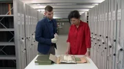 Franz Gangelmayer, Leiter Interne Services & Druckschriftensammlung, Barbara Wolflingseder, Rathaus Secreta Sammlung.