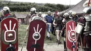 Die Soldaten auf dem Vormarsch