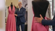 Modeschöpfer Maurizio Giambra in seinem Josefstädter Atelier.