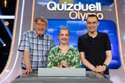 Das Rateteam (Panelpositionen v.l.n.r.): Eckard Freise, Marie-Louise Finck, Thorsten Zirkel