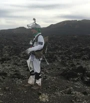 Mondähnliche Bedingungen: Auf Lanzarote trainiert ESA-Astronaut Matthias Maurer.