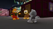 Garfield verschickt Nermal nach Abu Dhabi. Wenn das mal keine Probleme gibt...
