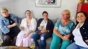 V.l.: Cassandra, Sara, Andrea, Undine, Kandidatin Eveline