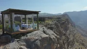 Auf einer Höhe von rund 2000 Metern thront das Resort "Alila Jabal Akhdar" in Oman.