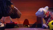 Wolle und Pferd entdecken, dass eine kleine Maus bei ihnen wohnt.