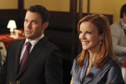 Keith Watson (Brian Austin Green, l.); Bree Van De Kamp (Marcia Cross, r.)