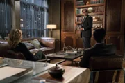 Pictured L-R: Marissa Morgan (Geneva Carr), Dr. Jason Bull (Michael Weatherly), and Benny Colón (Freddy Rodriguez)