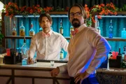 Henry Pollards (Adam Scott, l.); Roman DeBeers (Martin Starr, r.)