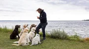Tiertrainer Marco Heyse mit tierischen Schauspielern