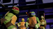 L-R: Raphael, Michelangelo, Leonardo, Donatello