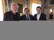 Lojze Wieser und Martin Traxl mit dem Bürgermeister von Palermo.