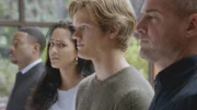 Sie sind ein unschlagbares Team: Bozer (Justin Hires), Riley (Tristin Mays), MacGyver (Lucas Till) und Jack (George Eads).