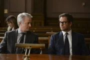 Dr. Benanti (C.J. Wilson, l.); Dr. Jason Bull (Michael Weatherly, r.)