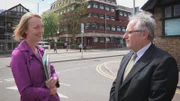 Helen Miller (l.) and her lawyer Steven.