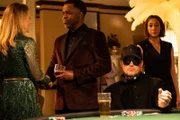 Joe (KEVIN HANCHARD) meets Terri Glass (JOANNE BOLAND) with Charlie (JOHN REARDON) and Sarah (MAYKO NGUYEN) at the table.