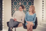 l-r: Clive (Tom Bateman), Barbara Parker (Gemma Arterton)