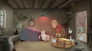 Lieselotte wird rührend von der Bäuerin gesund gepflegt.