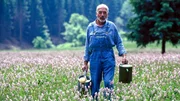 Peter Lustig staunt nicht schlecht als er entdeckt, wie fleißig ein Regenwurm ist und wie wichtig für seinen Garten.